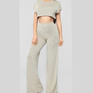 Sweat suit-Top and Bottom